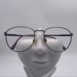 Vintage Marcolin Bronze Oval Sunglasses Frames